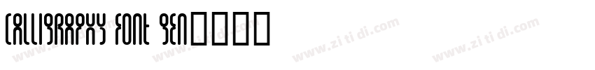 Calligraphy Font Gen字体转换